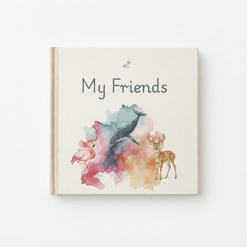 My Friends Book, Animals edition — illustrated cover