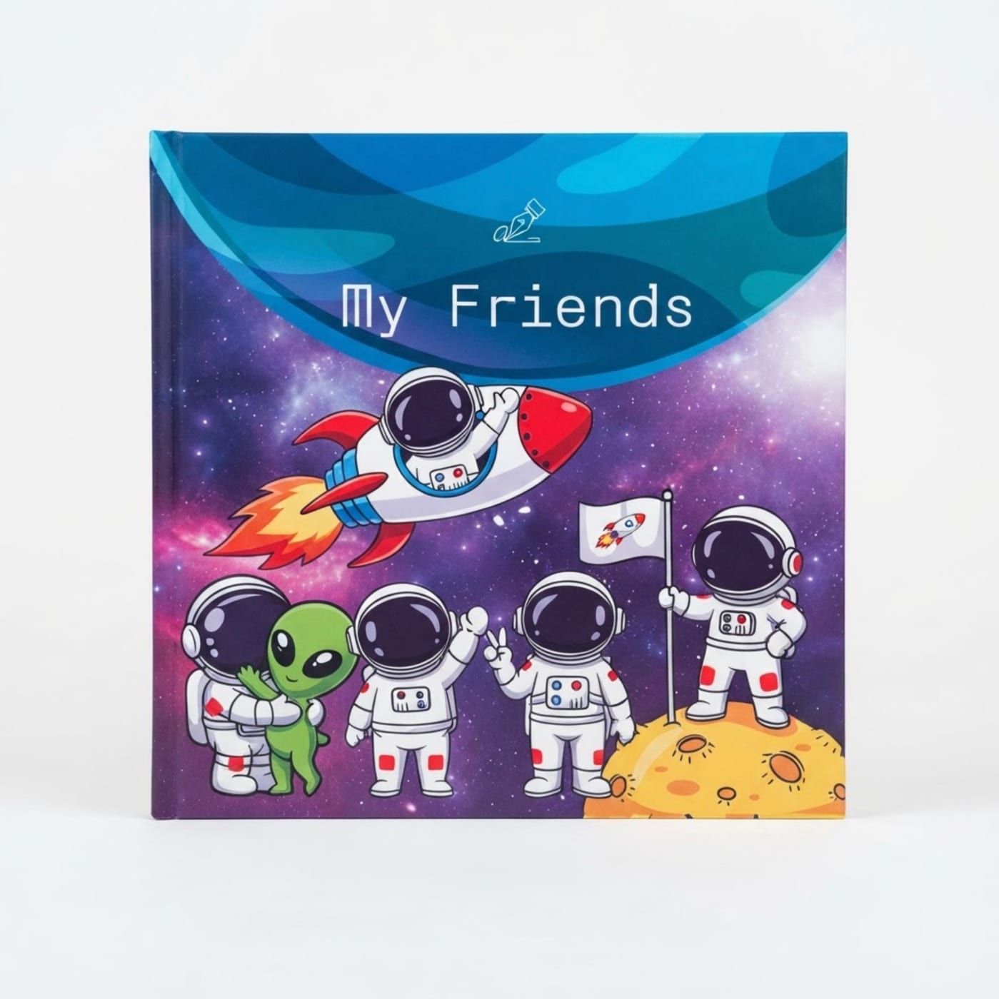 My Friends Book, Space edition — illustrated cover
