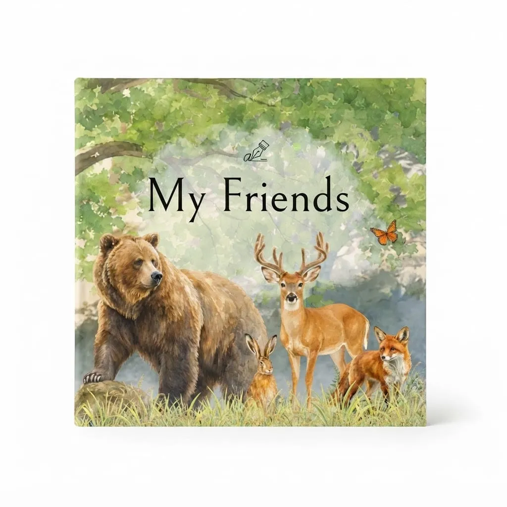 My Friends Book, Forest edition — illustrated cover