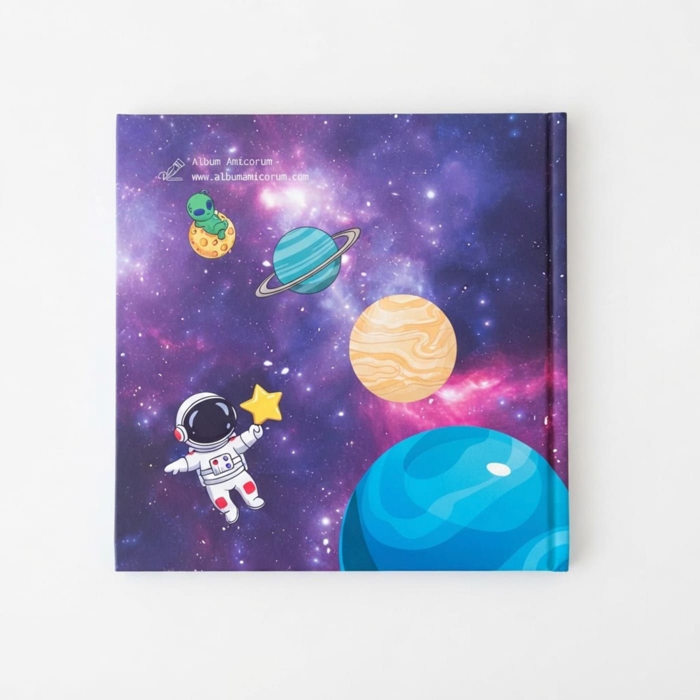 My Friends Book, Space edition — illustrated back cover