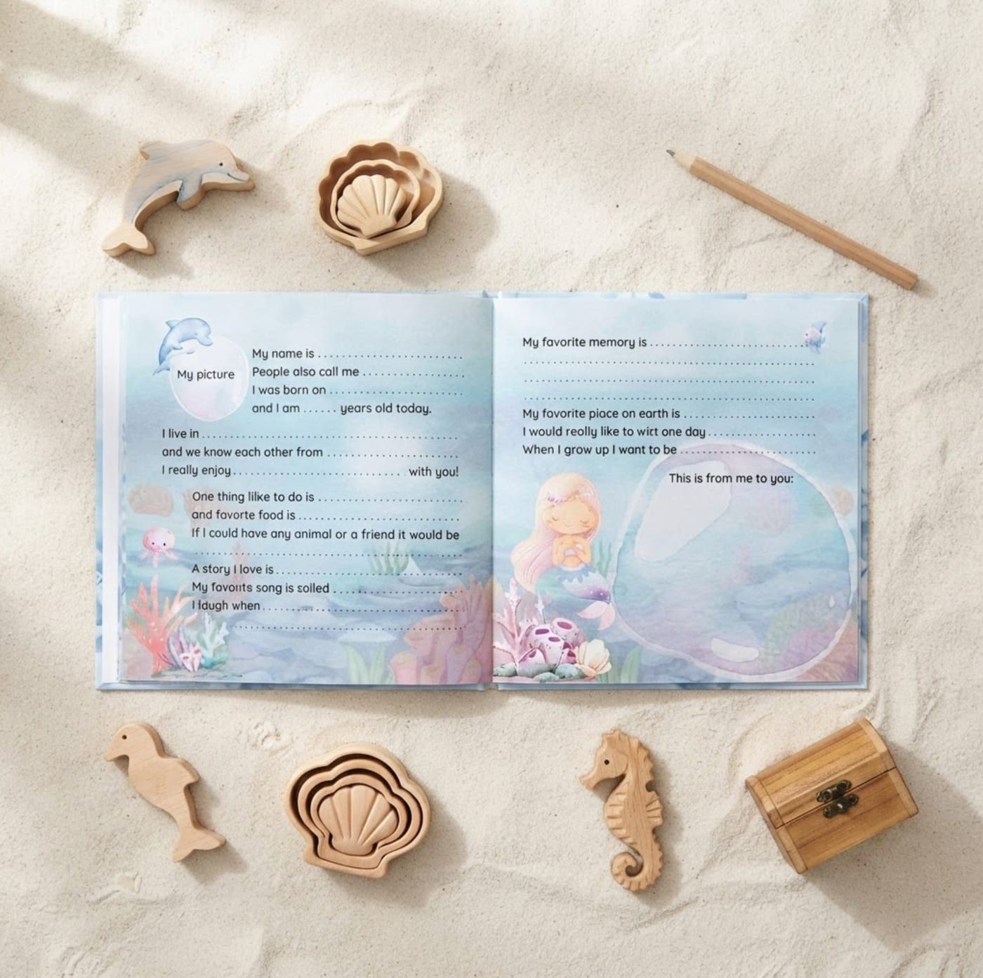 A child using the Mermaids edition of My Friends Book