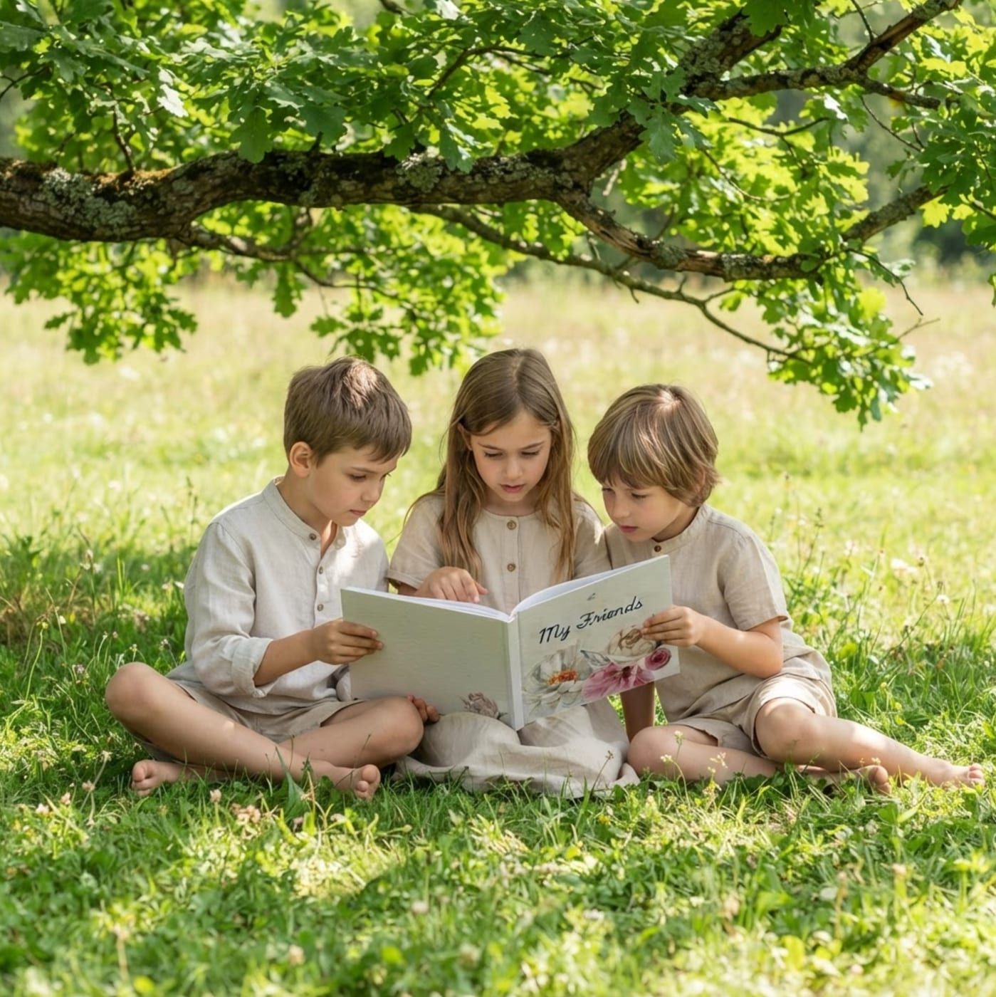 Children with the Flowers edition of My Friends Book