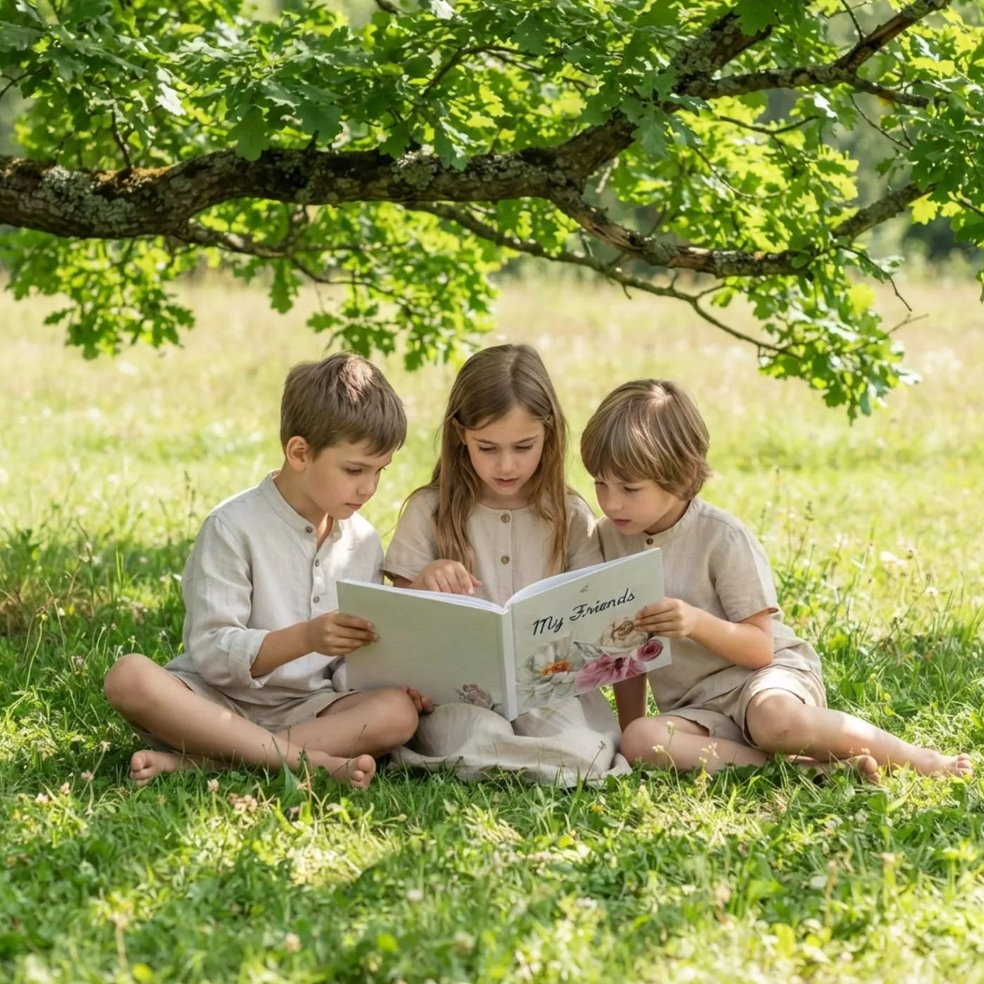 Children with the Flowers edition of My Friends Book