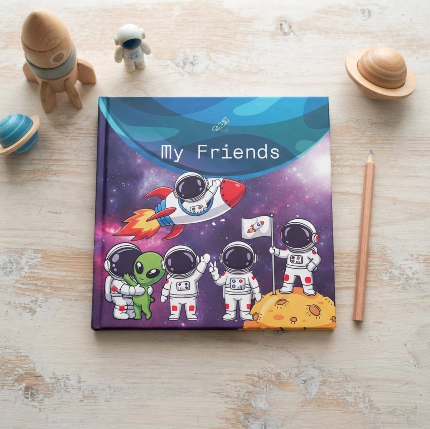 My Friends Book, Space edition — alternate cover view