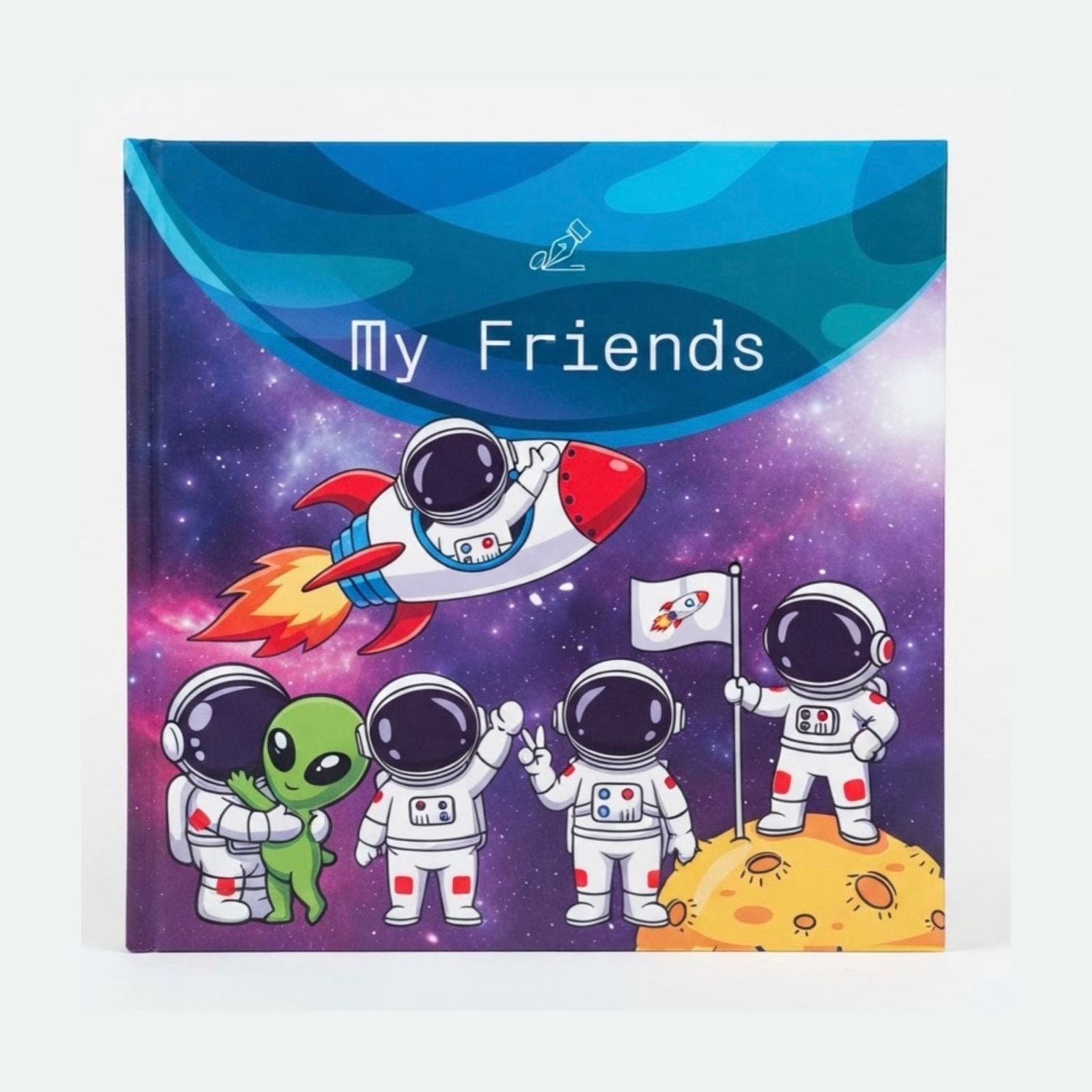 My Friends Book, Space edition — illustrated cover