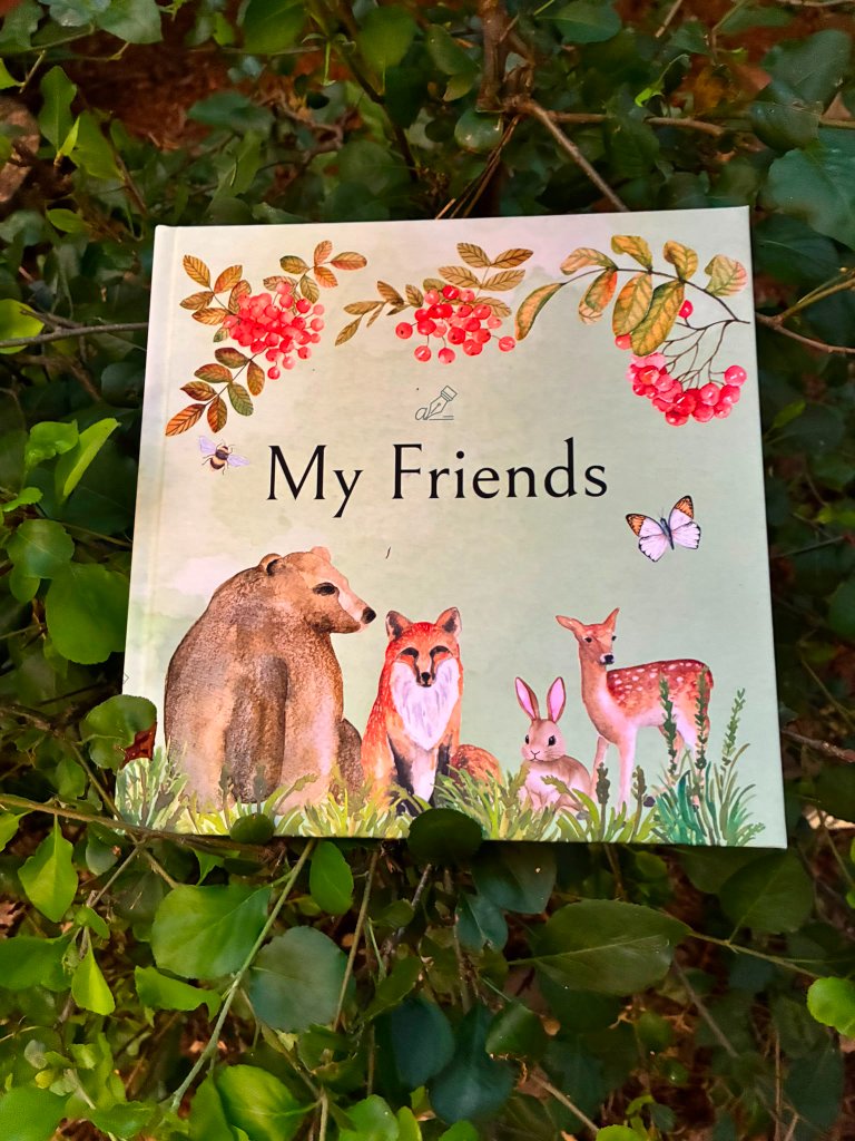 My Friends Book themed cover