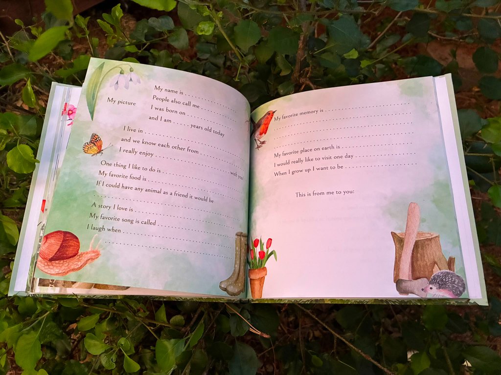 Sample My Friends Book friend fill-in pages